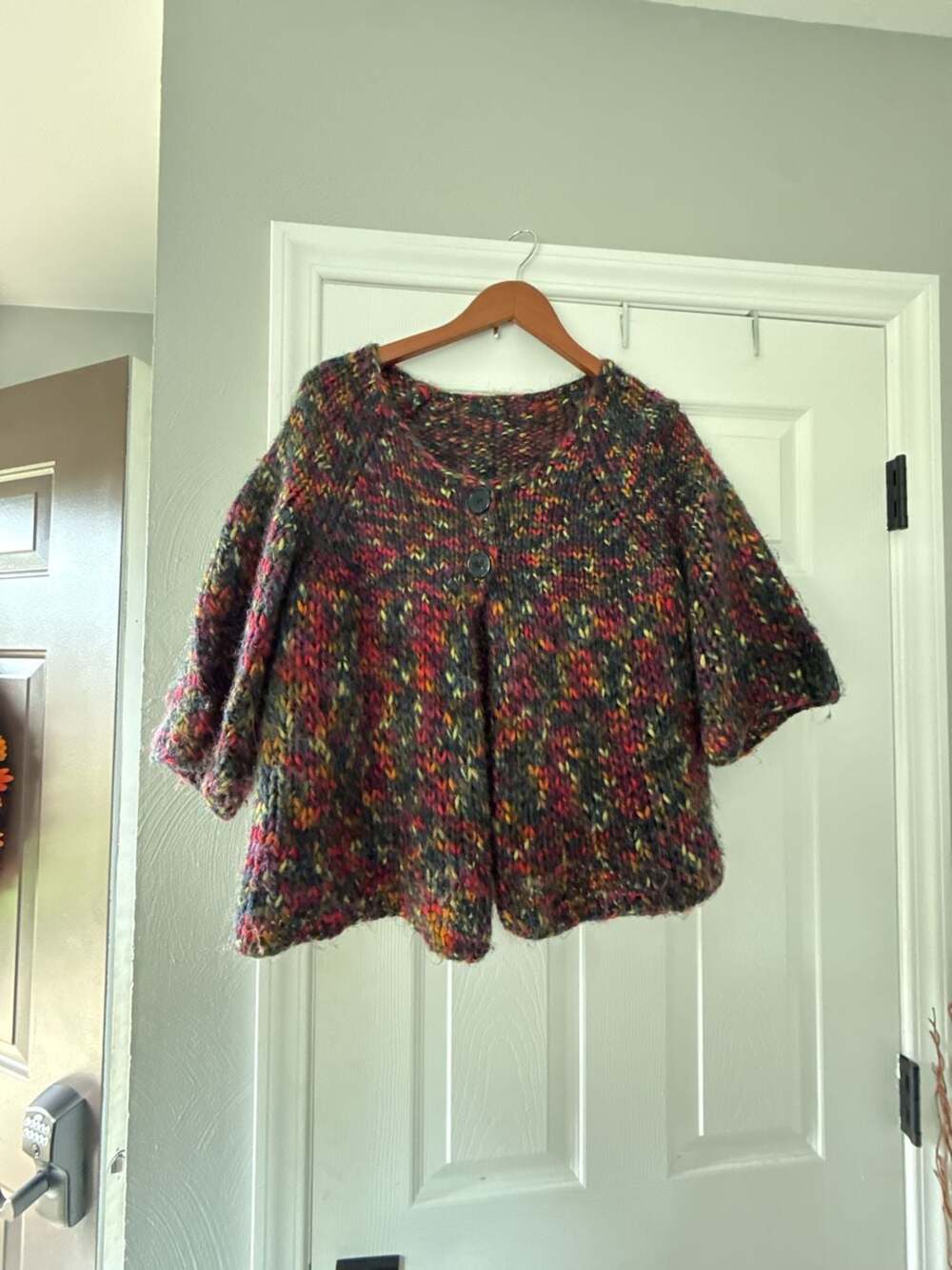 Unbranded Multicolor Knit Cardigan Sweater Size L